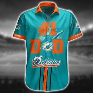 Miami Dolphins Hawaiian Shirt NFL Personalized
