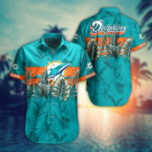 Miami Dolphins Hawaiian Shirt NFL Style Hot Trending Summer