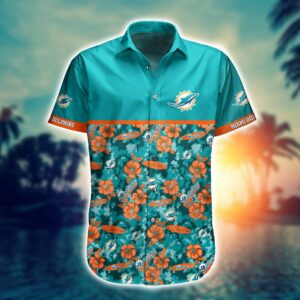 Miami Dolphins Hawaiian Shirt Style Summer