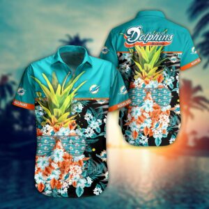 Miami Dolphins NFL Hawaiian Shirt Pineapple New Trending