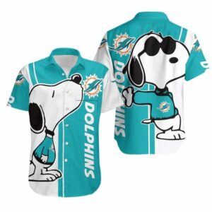 Miami Dolphins shirt Snoopy lover 3d