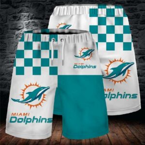 Miami Dolphins Summer Beach Shorts Model 1