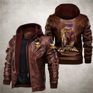 Minnesota Vikings Leather Jacket “From father to son”