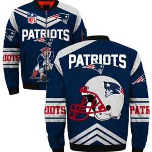 New England Patriots bomber Jacket Style #4 winter coat gift for men