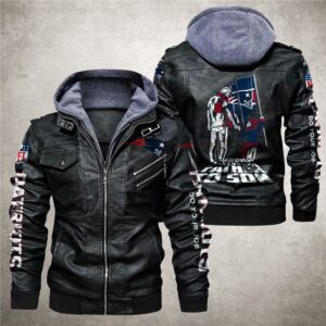 New England Patriots Leather Jacket “From father to son”