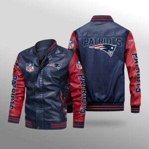 New England Patriots Leather Jacket Gift for fans