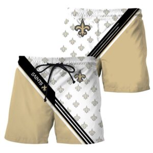 New Orleans Saints Summer Beach Shorts Model 4