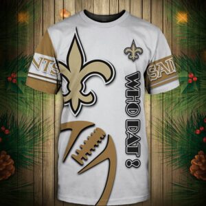 New Orleans Saints T-shirt Graphic balls gift for fans