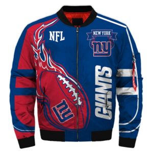 New York Giants bomber jacket Fashion winter coat gift for men