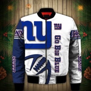 New York Giants Bomber Jacket Graphic balls gift for fans