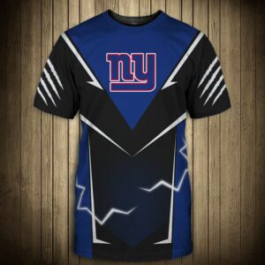 New York Giants T-shirts lightning graphic gift for men