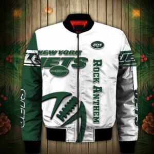 New York Jets Bomber Jacket Graphic balls gift for fans