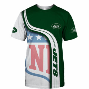 New York Jets T-shirt 3D summer Short Sleeve gift for fan