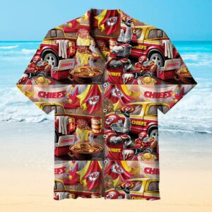 NFL Kansas City Chiefs Casual Hawaiian Shirt