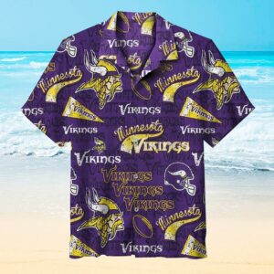 NFL Minnesota Vikings Hawaiian shirt sleeve shirt