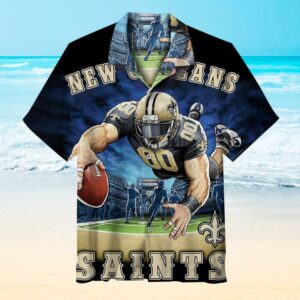 NFL New Orleans Saints Hawaiian Shirt Short Sleeve