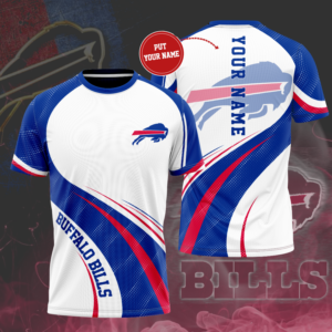 NFL Buffalo Bills Personalized BB 3D T-Shirt