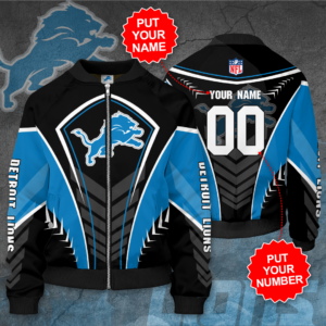 Detroit Lions Personalized DL Bomber Jacket