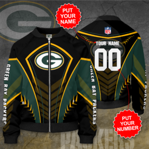 NFL Green Bay Packers Personalized GBP Bomber Jacket