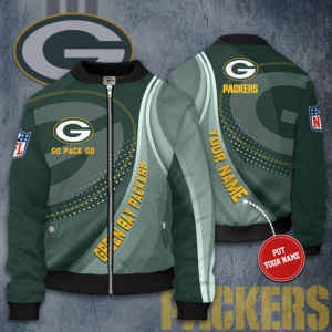 Green Bay Packers Personalized GBP Bomber Jacket