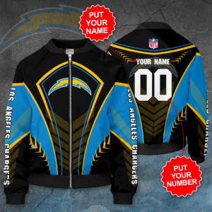 Los Angeles Chargers Personalized LAC Bomber Jacket