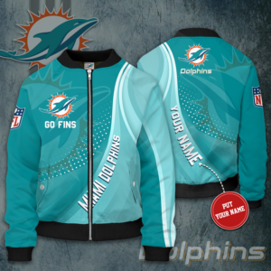 Miami Dolphins Personalized MD Bomber Jacket