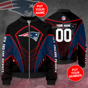 New England Patriots Personalized NEP Bomber Jacket