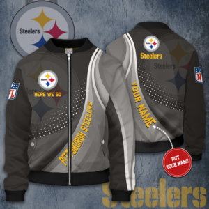 Pittsburgh Steelers Personalized PS Bomber Jacket