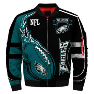 Philadelphia Eagles bomber jacket Fashion winter coat gift for men