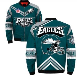 Philadelphia Eagles bomber Jacket Style #2 winter coat gift for men