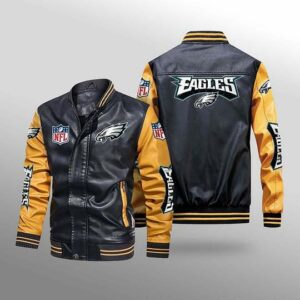 Philadelphia Eagles Leather Jacket Gift for fans