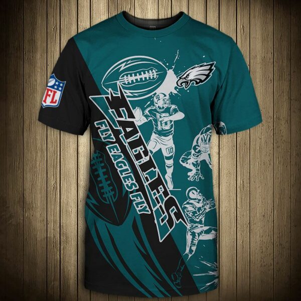 Philadelphia Eagles T-shirt Graphic Cartoon player gift for fans
