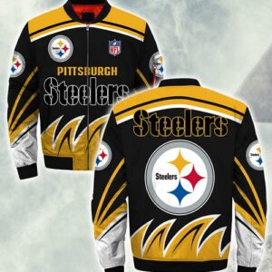 Pittsburgh Steelers bomber Jacket Style #3 winter coat gift for men