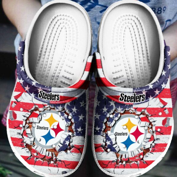 pittsburgh steelers clog shoes