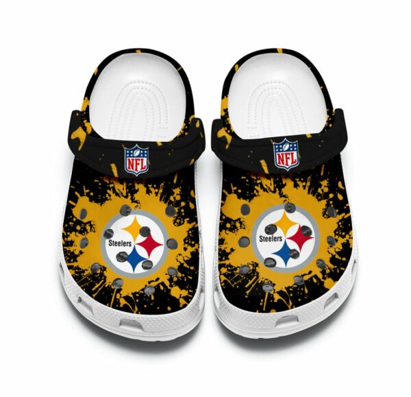 pittsburgh steelers custom for nfl fans clog shoes