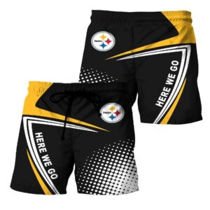 Pittsburgh Steelers Summer Beach Shorts 3