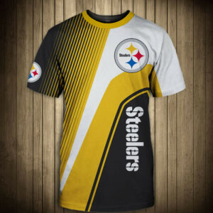 Pittsburgh Steelers T-shirt 3D Short Sleeve O Neck gift for fan NFL