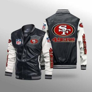 San Francisco 49ers Leather Jacket Gift for fans