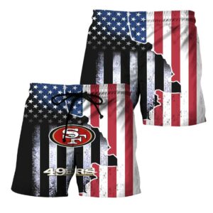 San Francisco 49ers Summer Beach Shorts