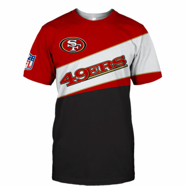 San Francisco 49ers T-shirt 3D new style Short Sleeve gift for fan