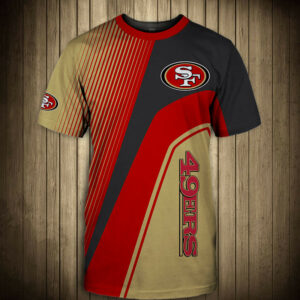 San Francisco 49ers T-shirt 3D Short Sleeve O Neck gift for fan NFL