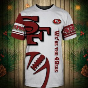 San Francisco 49ers T-shirt Graphic balls gift for fans