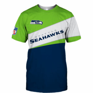 Seattle Seahawks T-shirt 3D new style Short Sleeve gift for fan
