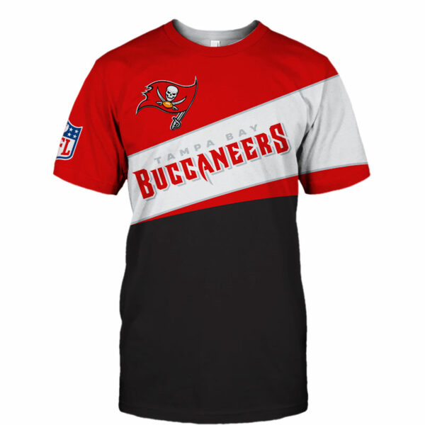 Tampa Bay Buccaneers T-shirt 3D new style Short Sleeve gift for fan