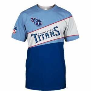 Tennessee Titans T-shirt 3D new style Short Sleeve gift for fan