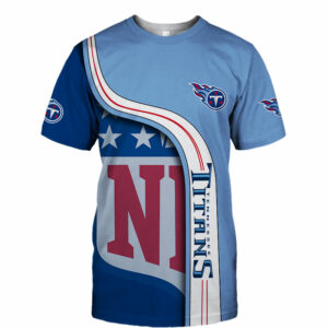 Tennessee Titans T-shirt 3D summer Short Sleeve gift for fan