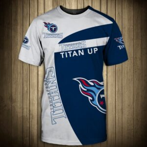 Tennessee Titans T-shirt 3D "Titans Up"Short Sleeve