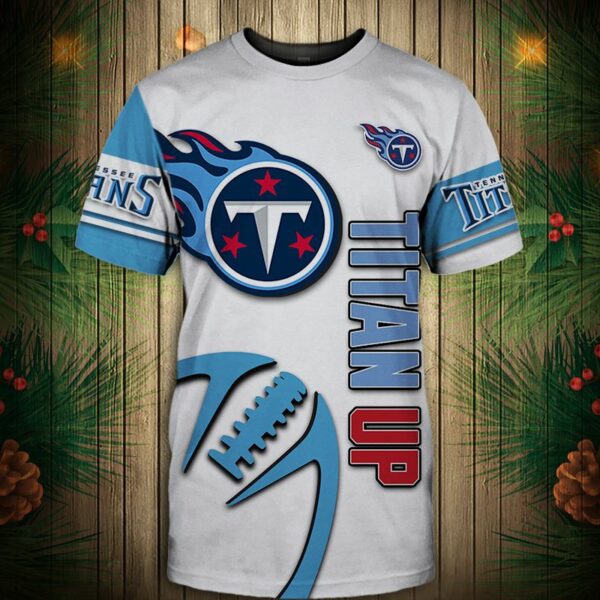 Tennessee Titans T-shirt Graphic balls gift for fans