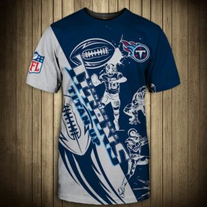Tennessee Titans T-shirt Graphic Cartoon player gift for fans