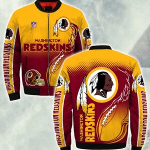 Washington Redskins bomber jacket Style #2 winter coat gift for men